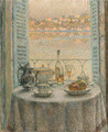 La table ronde - Henri Eugene Augustin Le Sidaner