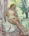 Femme nue assise - Henri Lebasque