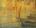 Le port de Villefranche - Henri Eugene Augustin Le Sidaner