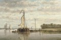 Along a river in summer - Hendrik Hulk