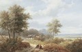 Wood gatherers - Hendrik Pieter Koekkoek