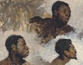 Studies of Black Men - Henri Alexandre Georges Régnault
