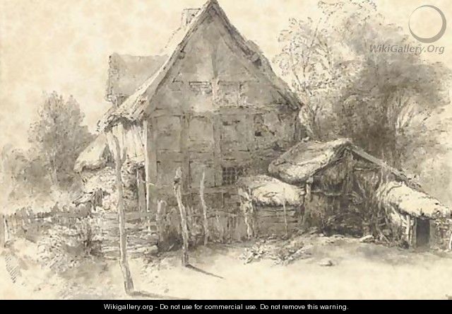 A farmhouse - Heneage Finch