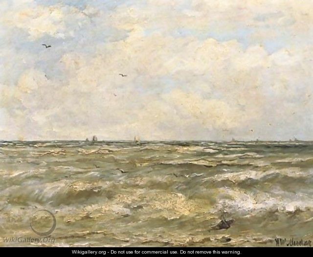 On open water - Hendrik Willem Mesdag