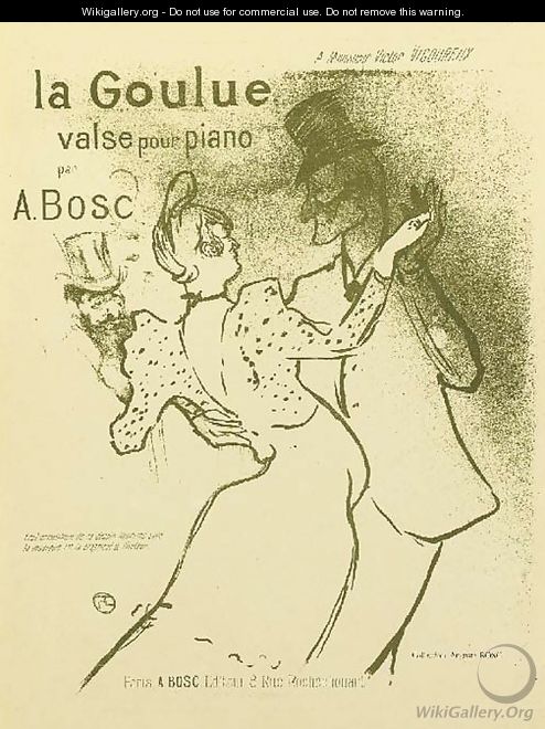 La Goulue - Henri De Toulouse-Lautrec