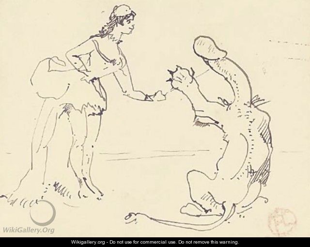 La dompteuse - Henri De Toulouse-Lautrec