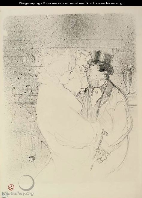Ida Heath au bar - Henri De Toulouse-Lautrec