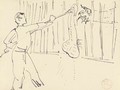 Dompteur nourrissant un lion - Henri De Toulouse-Lautrec