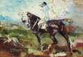 Cavalier suivant une chasse AAAAasAA  courre - Henri De Toulouse-Lautrec