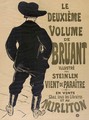 Aristide Bruant (Bruant au Mirliton) - Henri De Toulouse-Lautrec