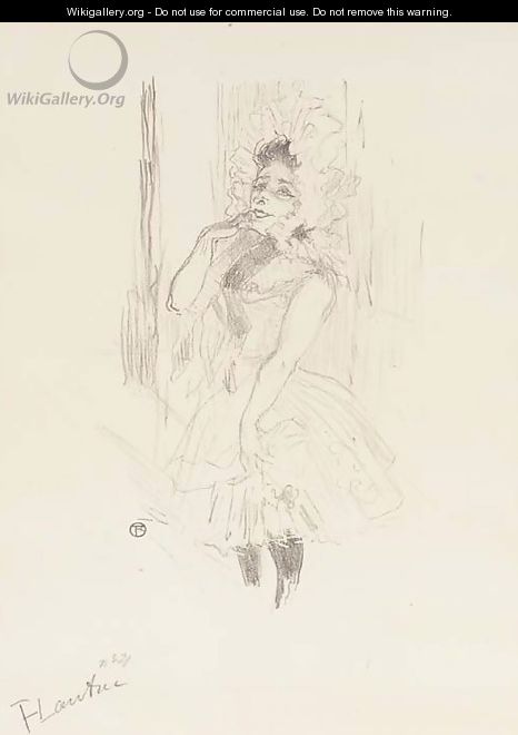 Anna held, dans Toutes ces Dames au TheAAAAasAA¢tre - Henri De Toulouse-Lautrec