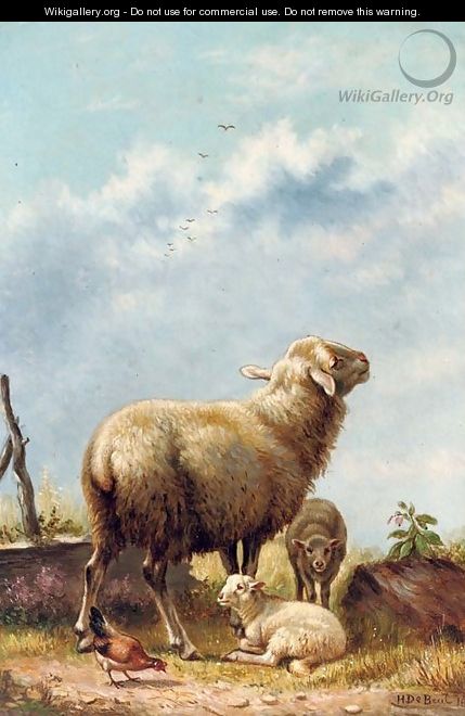 In the pasture - Henri De Beul