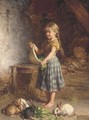 Feeding the rabbits 2 - Heinrich Hirt