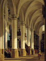 A church interior - Heinrich Hanson