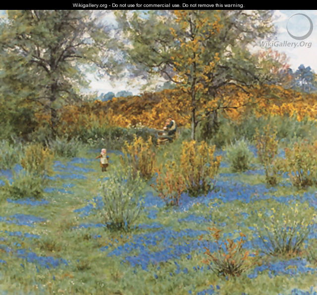 The bluebell copse - Helen Mary Elizabeth Allingham, R.W.S.