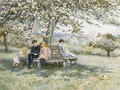 The apple tree seat - Helen Mary Elizabeth Allingham, R.W.S.