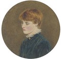 Portrait of a young man - Helen Mary Elizabeth Allingham, R.W.S.