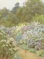 Michaelmas Daisies, Munstead Wood, Godalming, Surrey - Helen Mary Elizabeth Allingham, R.W.S.