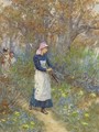 Gathering firewood 2 - Helen Mary Elizabeth Allingham, R.W.S.