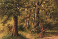 The woodgatherer - Hendrik Barend Koekkoek