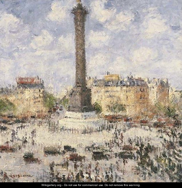 Place de La Bastille - Gustave Loiseau