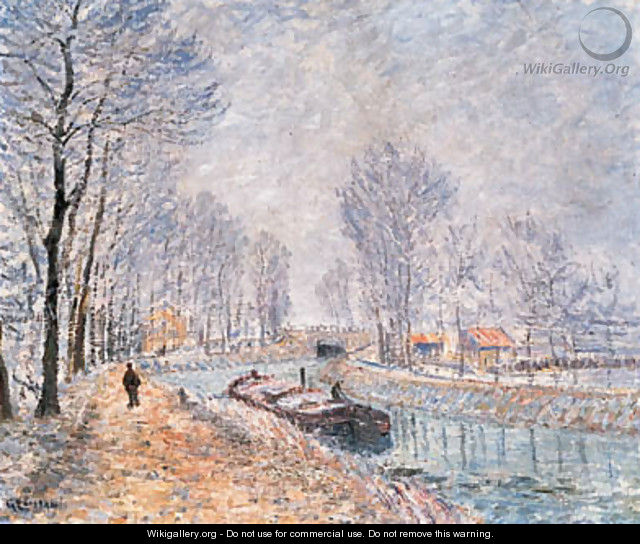 La Seine Pontoise - Gustave Loiseau