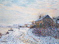 La neige a Tournedos-sur-Seine - Gustave Loiseau