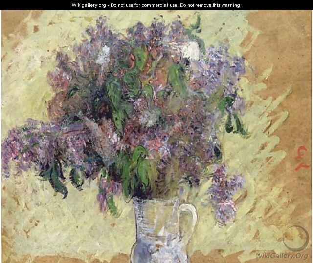 Fleurs melees dans une cruche - Gustave Loiseau