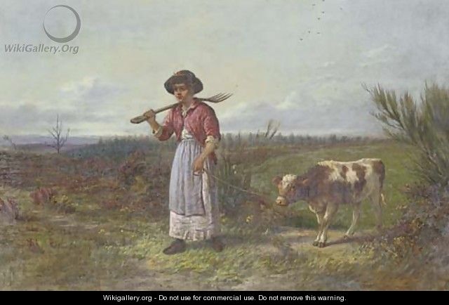 Returning from the fields - Henry Charles Bryant