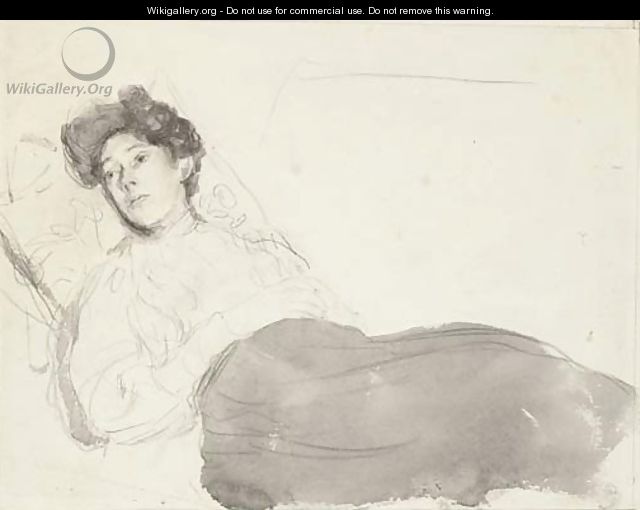 Portrait of a lady reclining - Gwen John