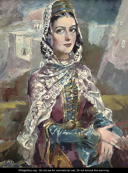Tcherkesse woman - Halil Bey Mussaijassul