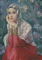 A Turkish beauty in a garden - Halil Bey Mussaijassul