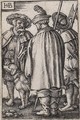 Three Soldiers and a Dog - Hans Sebald Beham