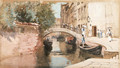 Venice Canal Scene - Francis Hopkinson Smith