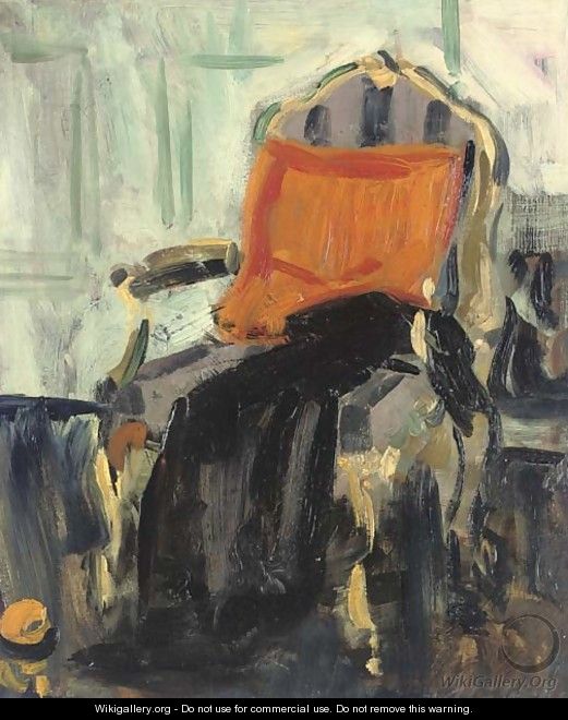 The gilt chair - Francis Campbell Boileau Cadell