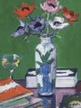Still life, anemones - Francis Campbell Boileau Cadell