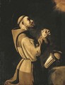 Saint Francis of Assisi in Prayer - Francisco De Zurbaran