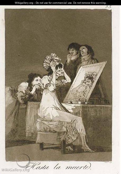 Hasta la Muerte, from Los Caprichos - Francisco De Goya y Lucientes