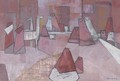 Abstract with Llamas - Jose Lupianez y Carrasco