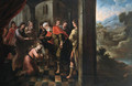 David anointed by Samuel - Francisco Antolinez Y Ochoa