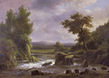 Paysage avec riviere - Francois Diday