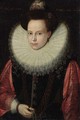 Portrait of a lady, aged 17 - Franco-Flemish School