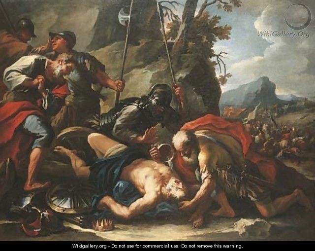 The Death of King Josiah - Francesco Conti