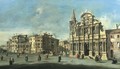 View of Santa Maria Zobenigo, Venice - Francesco Guardi