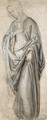 A drapery study for a Virgin Annunciate - Francesco Botticini