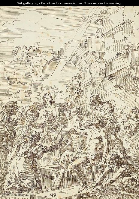 The Raising of Lazarus - Francesco Fontebasso