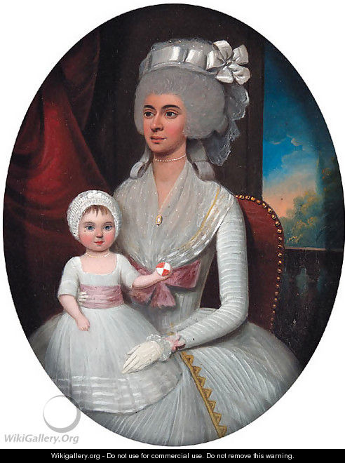 Group Portrait of a Mother and Child - Francis Alleyne