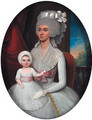 Group Portrait of a Mother and Child - Francis Alleyne