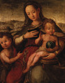 The Madonna and Child with the Infant Saint John the Baptist - (after) Ventura Salimbeni