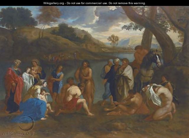 The Baptism of Christ - (after) Tiziano Vecellio (Titian)